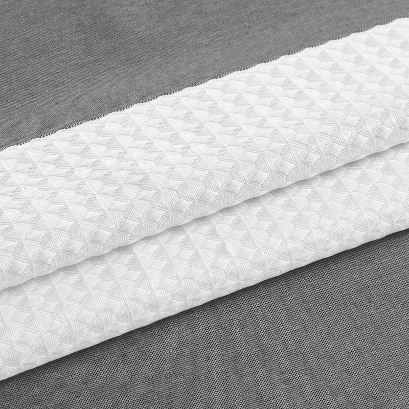 Madison Park Spa Waffle Shower Curtain with 3M Treatment