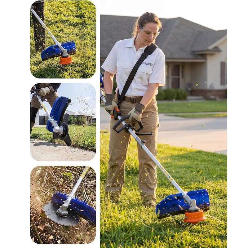 43cc 3 in 1 Gas Powered String Trimmer, Lawn Edger Brush Grass Cutter for Garden, Lawn Care