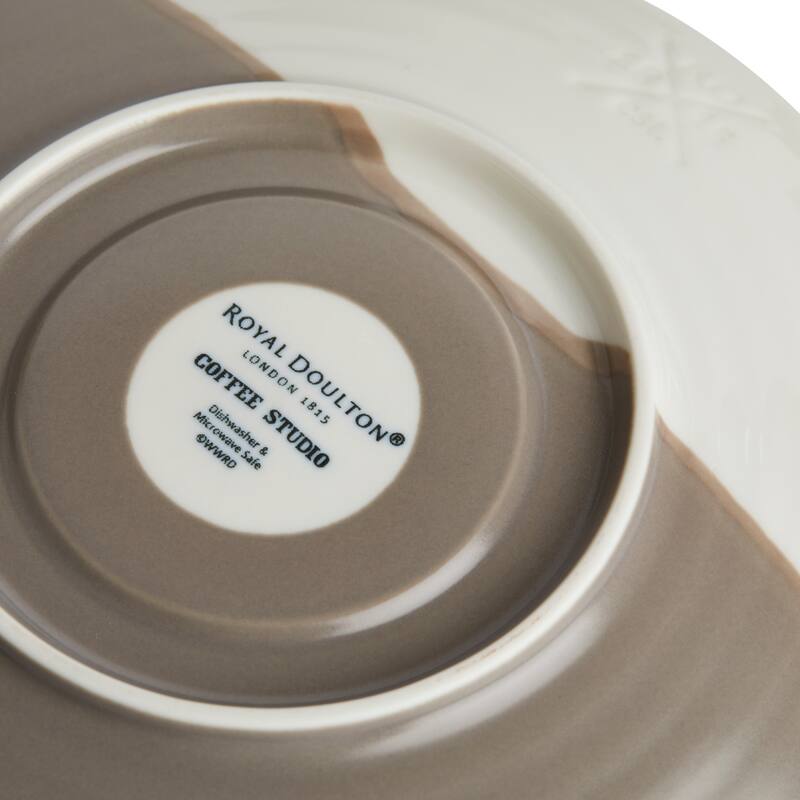 Royal Doulton Coffee Studio Cappuccino Cup & Saucer 9 Oz Set/4