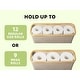preview thumbnail 14 of 30, Toilet Paper Storage Basket with Bamboo Lid for Up to 9 Mega Rolls - 17.5"L x 6"W x 13.75"H