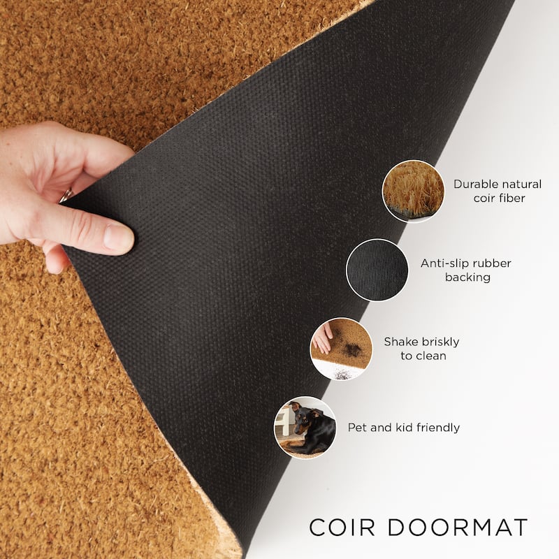 Cat Home Doormat 17x29