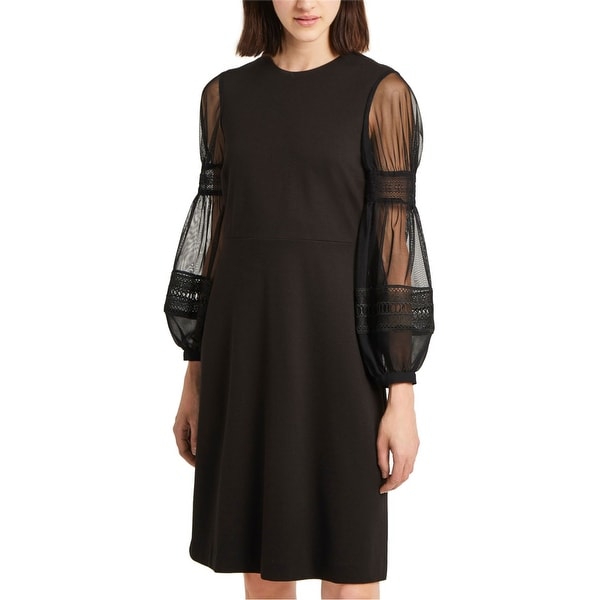 mesh shift dress