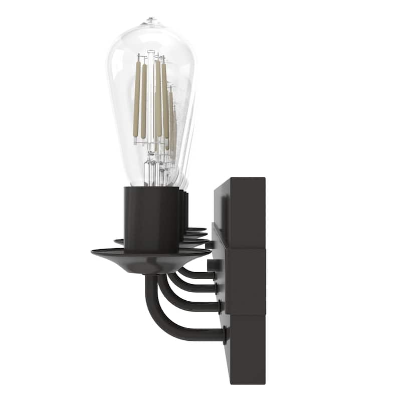 Hunter Perch Point Vanity Wall Light - Industrial, Modern Mountain, Rustic, Transitional - Damp Rated!