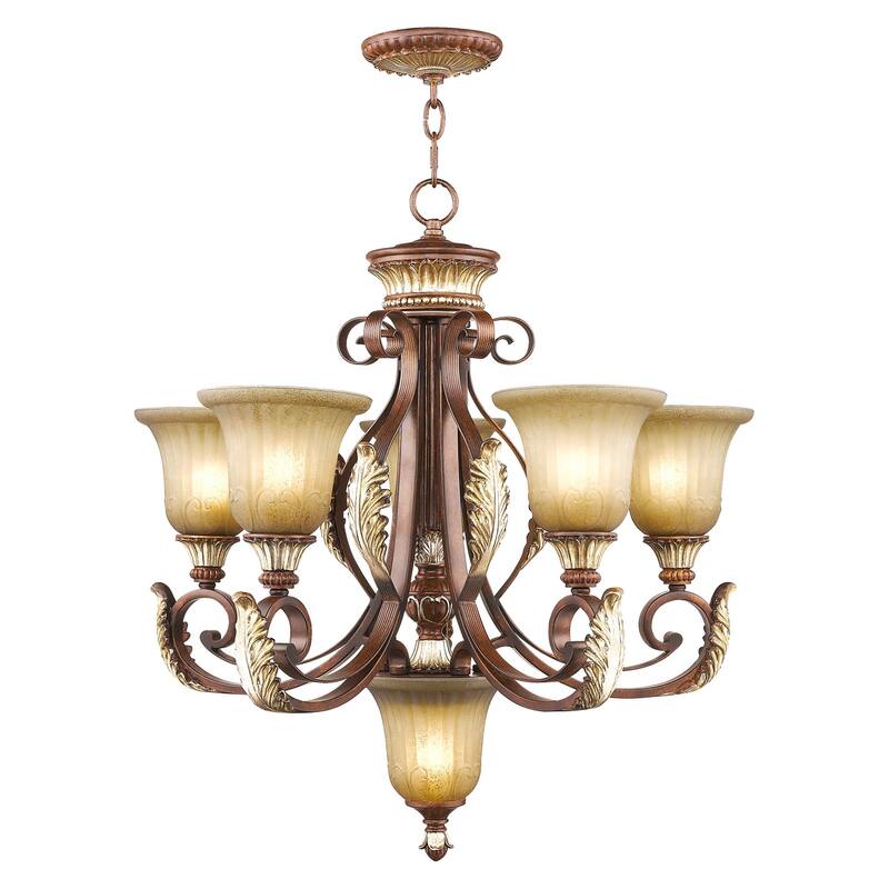 Livex Lighting Villa Verona 5 Light Single Tier Chandelier