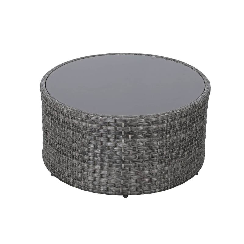 Outdoor 11-Piece Rattan Sofa Sectional Set
