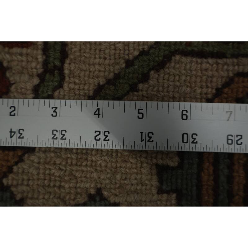 Hand Knotted Oriental 100% Wool Carpet Traditional Medallion Green Sumak Area Rug - 9' 10'' X 8' 0''