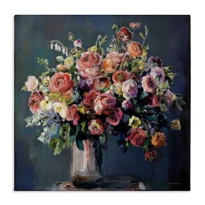 Stupell Abundant Dark Bouquet Canvas Wall Art Design By Marilyn Hageman