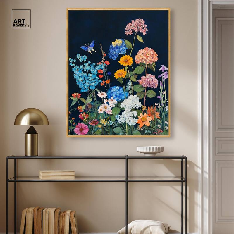 Twilight Blossoms II Canvas by Art Remedy