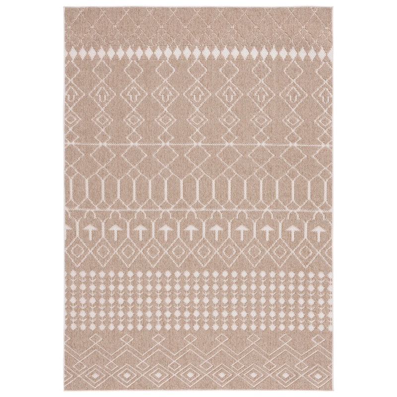 SAFAVIEH Global Janja Indoor /Outdoor Waterproof Rug - 9' x 12' - Beige/Ivory