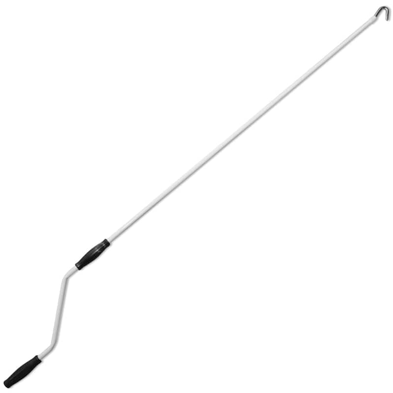 vidaXL Folding Awning Manual Operated 157.5" Blue/White - 157.5" x 118.1"