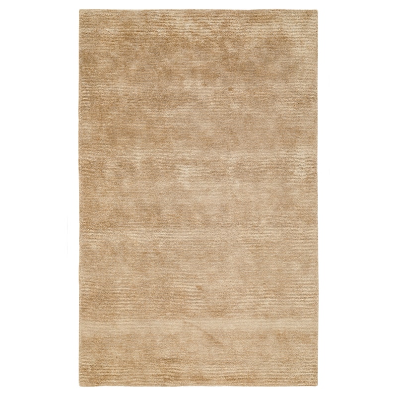 Terra by Obeetee Hue Solid Rug - Wheat - 3' x 5'