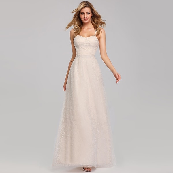 Shop Ever Pretty Womens Floral Lace Elegant Long Bridal Gowns