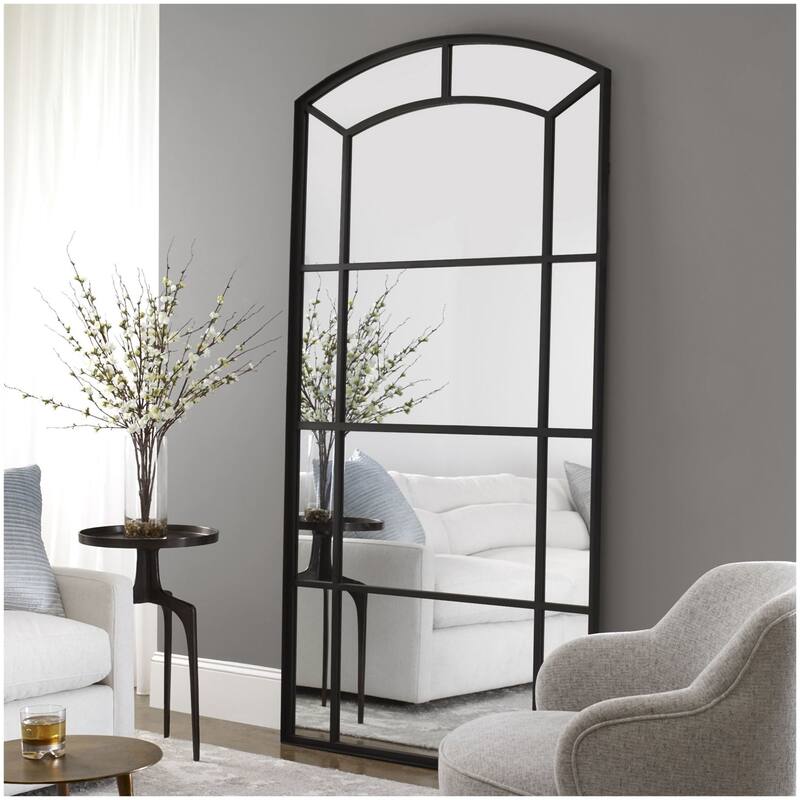 Uttermost 09752 Camber 42-1/8" W x 81-3/4" H Arched Framed Bathroom