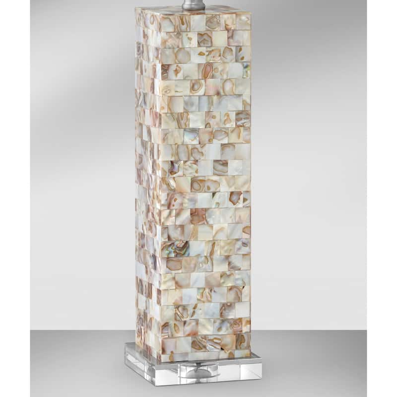 Perla 31 inch Mother of Pearl Mosaic Table Lamp
