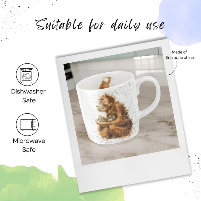 Royal Worcester Wrendale Designs Mug Wildlife Animals