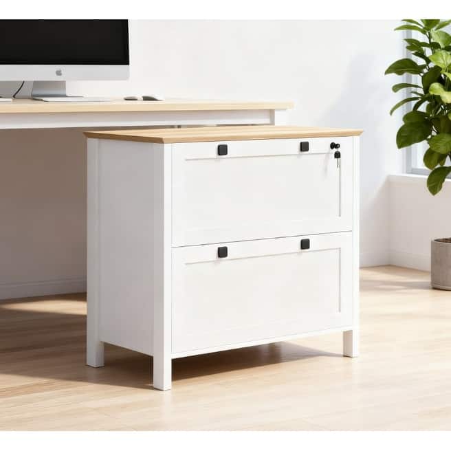 Lateral File Cabinet,Filing Cabinet with Adjustable Hanging Bar,For Home and Office