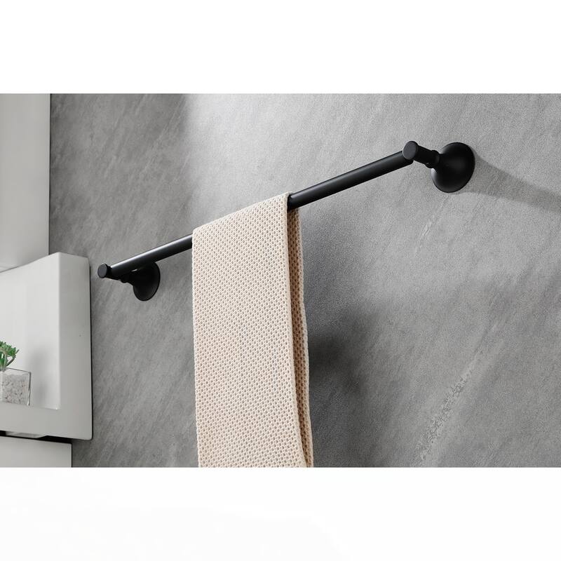 6 Piece Bathroom Towel Rack Set Wall Mount