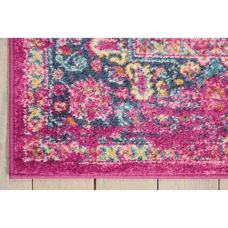 Porch & Den Dobbin Vintage Persian Medallion Farmhouse Area Rug