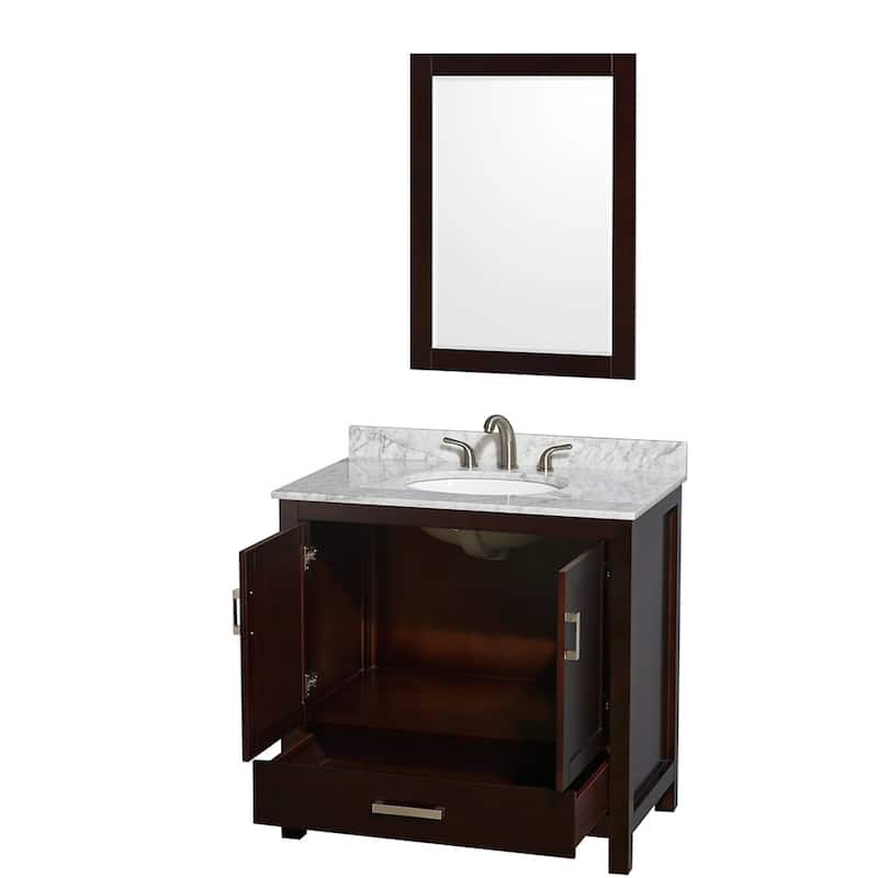 Wyndham Collection WCS141436SUNOM24 Sheffield 36" Free Standing Single