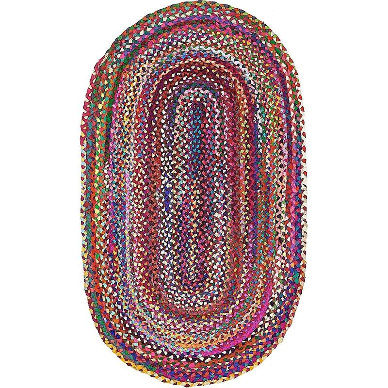 Braided Slin Collection Area Rug