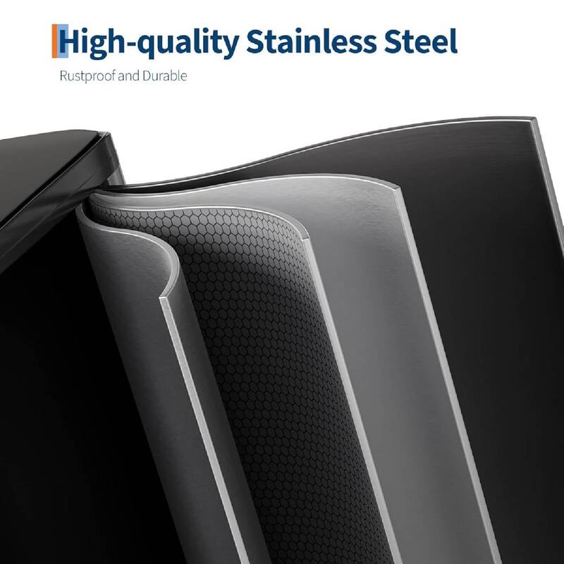 2 x 15 L Soft-Close Lid Dual-compartment Kitchen Pedal Trash Can