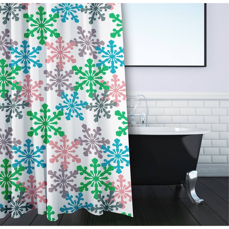 Snow Fall Shower Curtain