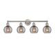 Option Brushed Satin Nickel / Light Smoke Deco Swirl