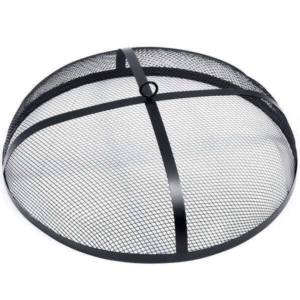 Shop Belleze Outdoor Firepit Diamond Wood Burning Fire Pit Sky