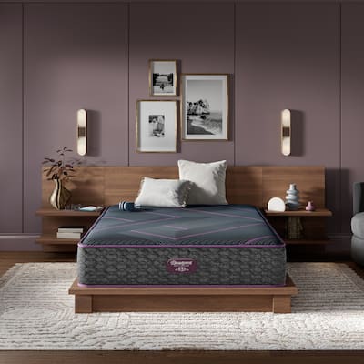 Beautyrest World Class Level Three Hybrid Firm Mattress - Dark Blue