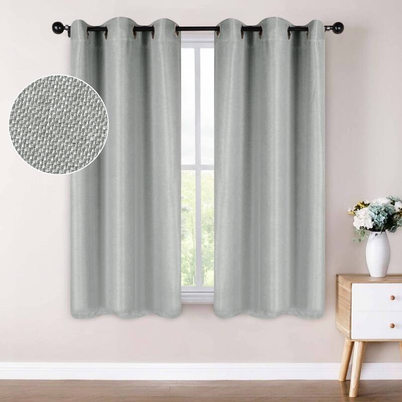 Superior Jaxon Washable Room Darkening Curtains, Set of 2 Panels