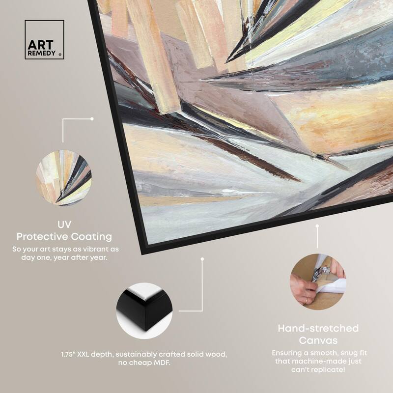 Balancing Lines I Canvas by Art Remedy