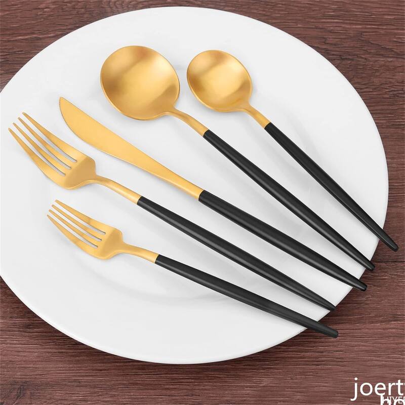 30-Piece Stainless Steel Satin Finish Flatware Set - 10.2*2.9inch