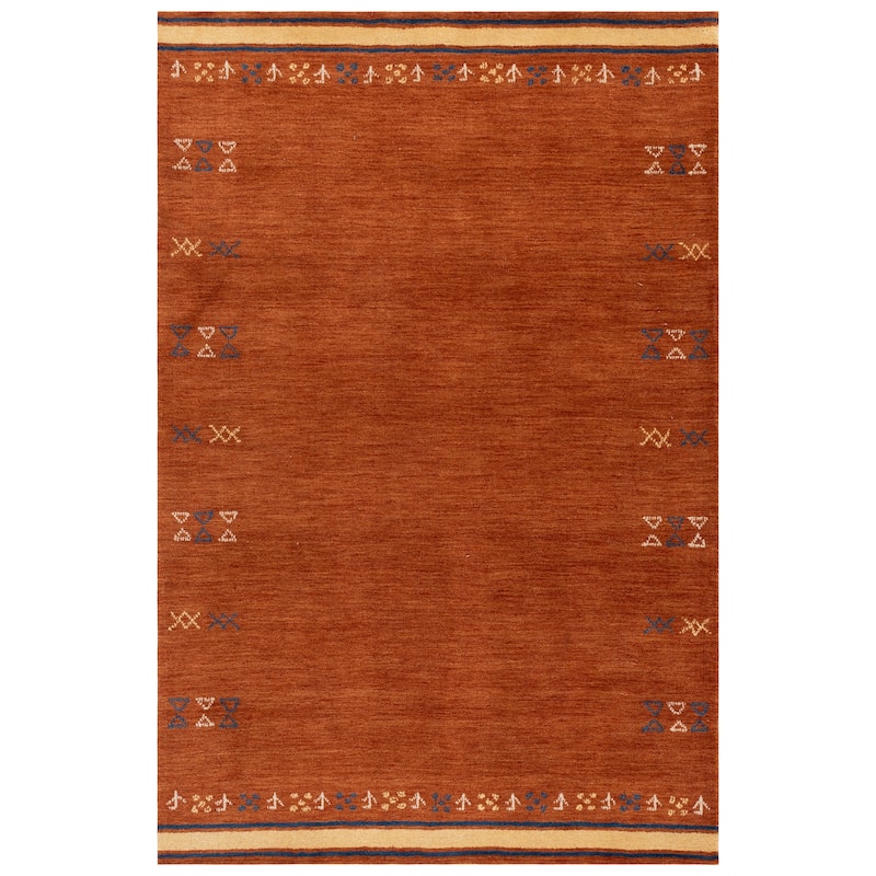 SAFAVIEH Handmade Himalaya Arusha Wool Rug - 6' x 9' - Rust