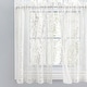 preview thumbnail 13 of 14, Isabella Lace Elegant Rod Pocket W Header Kitchen Curtains - Tier, Swag Pair and Tailored Valance (Sold Separately)