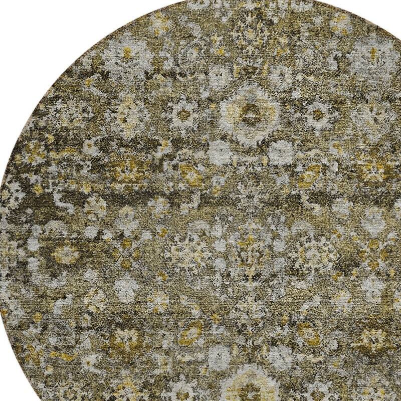 HomeRoots Oriental Traditional Rectangle Outdoor Rug
