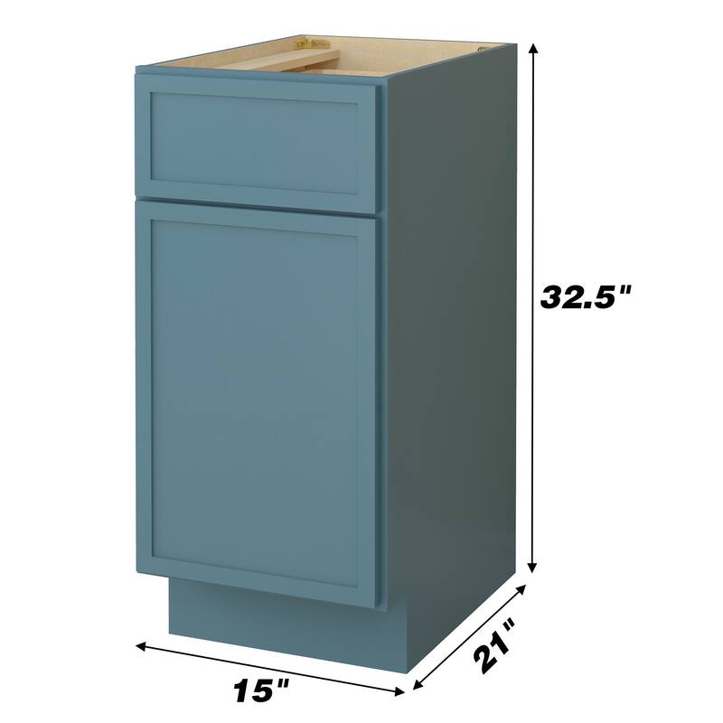 Vanity Art 15" Freestanding Single Base Storage Cabinet with Soft Close Door