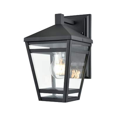 Seager Outdoor Wall Sconce Textured Black - Textured Black