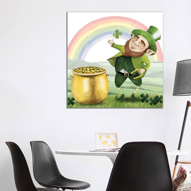 iCanvas "Leprechaun's Rainbow I" by Grace Popp Canvas Print - 37x37x1.5