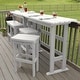 preview thumbnail 42 of 53, Lehigh 6-Piece Outdoor Balcony Set - Bar-height