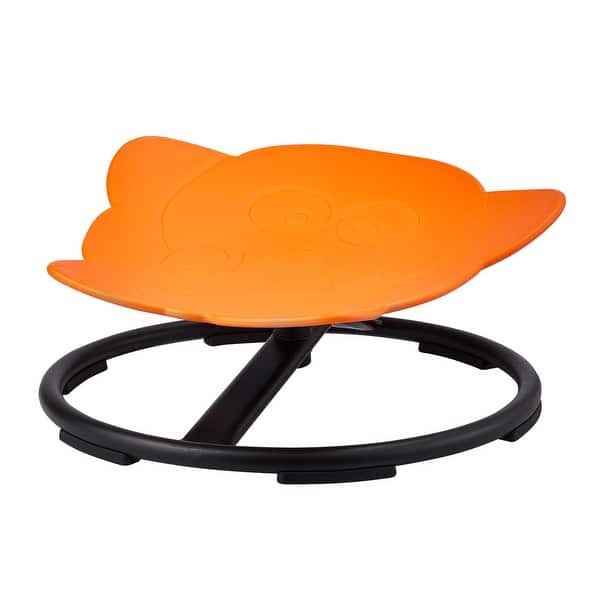 slide 2 of 33, Elephant Shape Plastic Kids Swivel Toy Chair with Non-Slip Metal Base Ideal Gift for Birthday or Christmas
