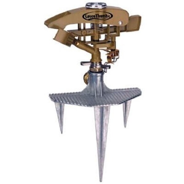 Fiskars 581852 Green Thumb Metal Impulse Sprinkler Extra Large