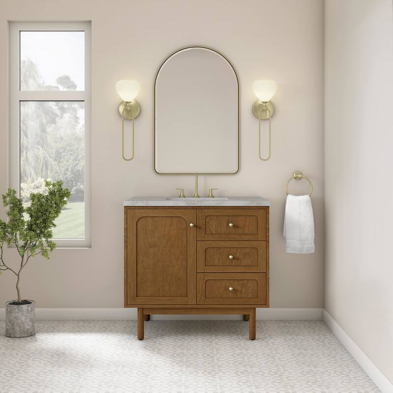 James Martin Vanities 545-V36-3VSL Laurent 36" Single Basin Poplar