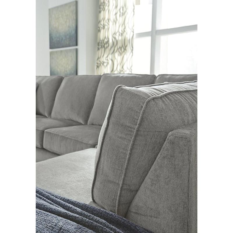 Signature Design by Ashley Altari Gray 2-Piece Sectional with Chaise - 110"W x 90"D x 37"H