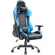 preview thumbnail 22 of 55, BOSSIN Gaming Chair High Back Computer Office Chair with Lumbar Support and Headrest Clear/Blue
