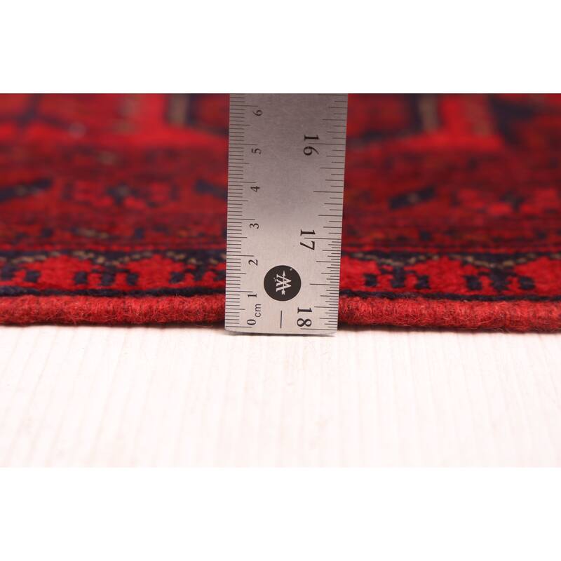 ECARPETGALLERY Hand-knotted Finest Khal Mohammadi Red Wool Rug - 6'8 x 9'8