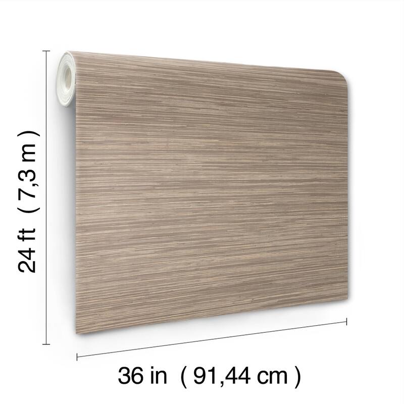 A-Street Prints Reynier Neutral Hemp Wallpaper