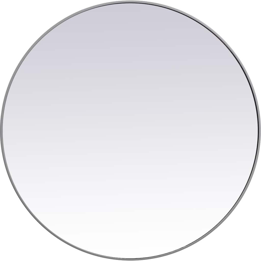 Elegant Lighting Eternity 45" Diameter Circular Beveled Metal Framed
