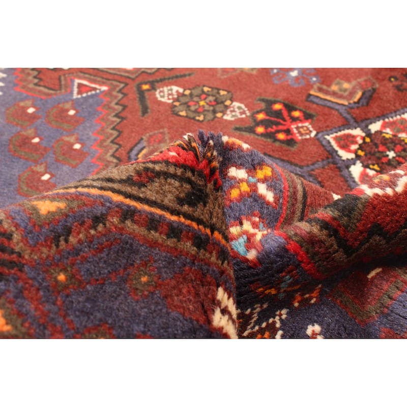 ECARPETGALLERY Hand-knotted Andelz Red Wool Rug - 4'1 x 6'4