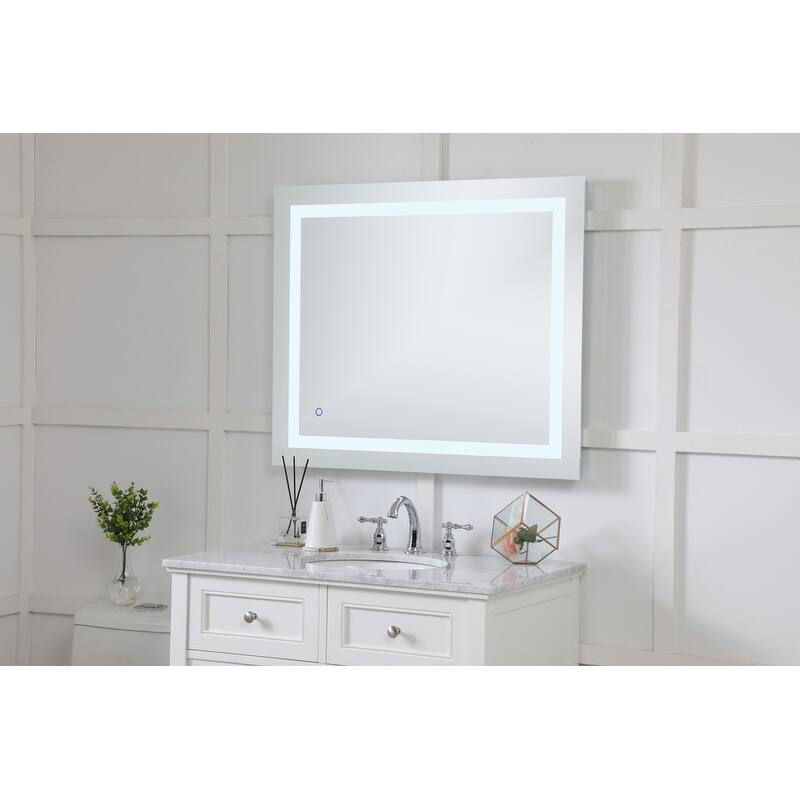 Strick & Bolton Sabella Hardwired LED Mirror - Silver
