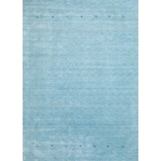 Ahgly Company Machine Washable Contemporary LightSky Blue Area Rugs ...
